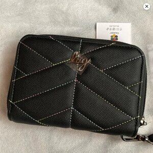 NWT Lug Rodeo 2 Matte Luxe-Black Ice Pop Stitch